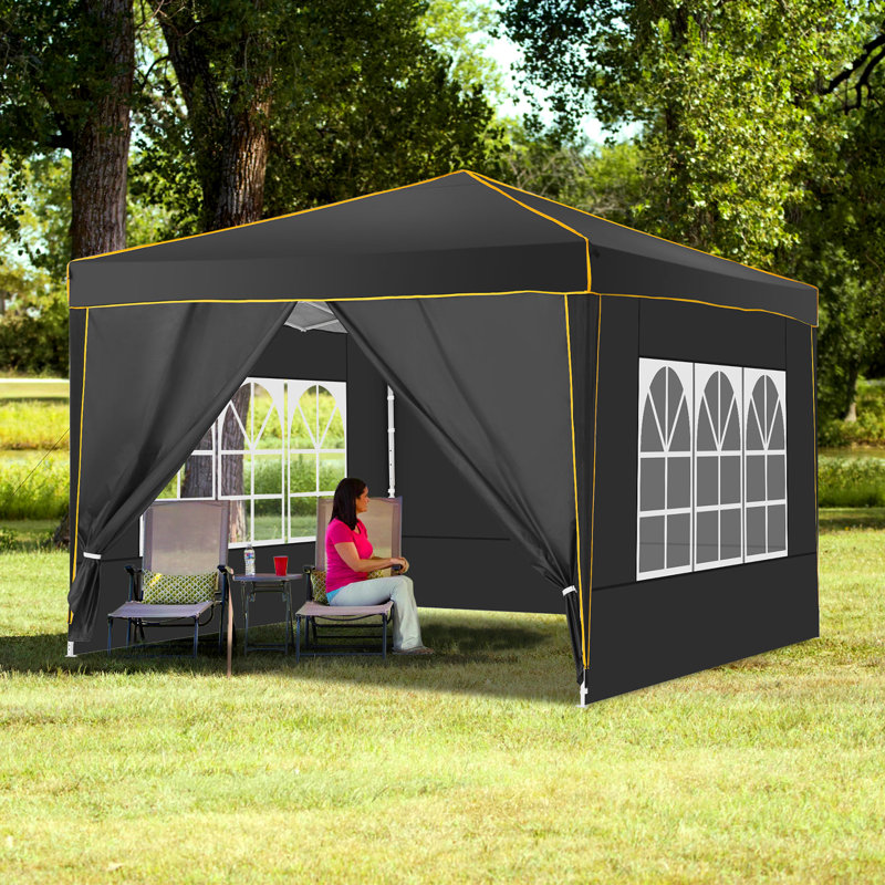 Himimi 10 Ft W X 10 Ft D Metal Pop Up Canopy Reviews Wayfair